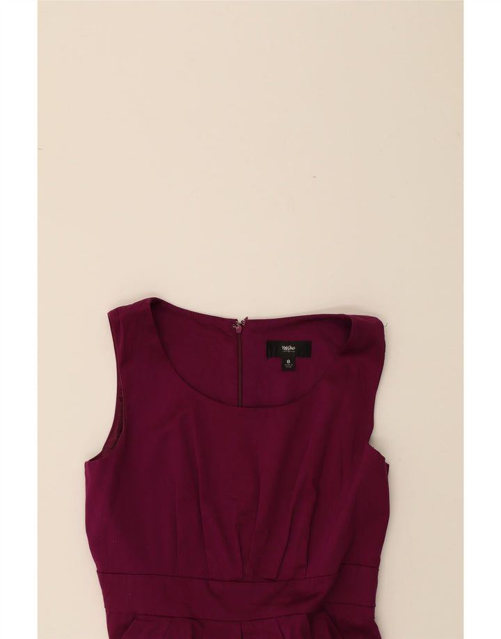 MOSSIMO Womens Sleeveless Sheath Dress US 8 Medium Pink Cotton Vintage Mossimo and Second-Hand Mossimo from Messina Hembry 