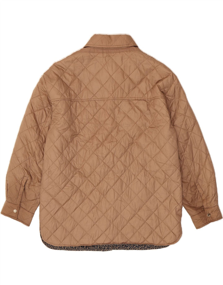 GEOX RESPIRA Womens Quilted Jacket UK 20 2XL Brown Polyester Vintage Geox Respira and Second-Hand Geox Respira from Messina Hembry 