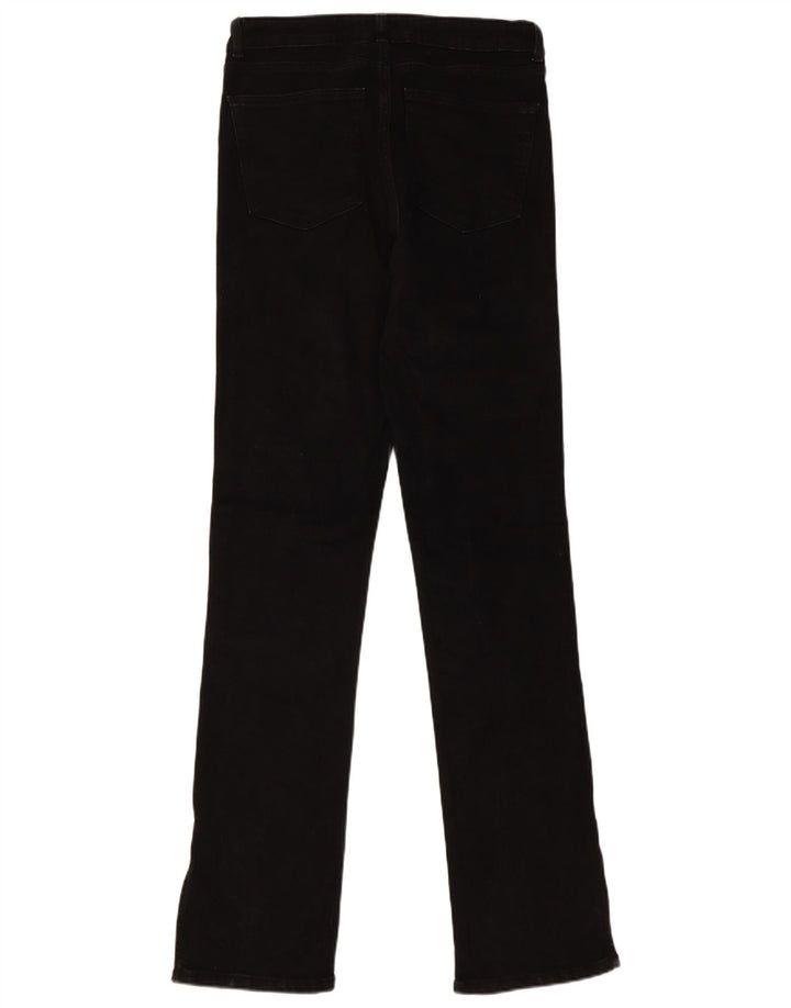 Женские прямые джинсы Zara EU 40 Medium W30 L32, черный хлопок