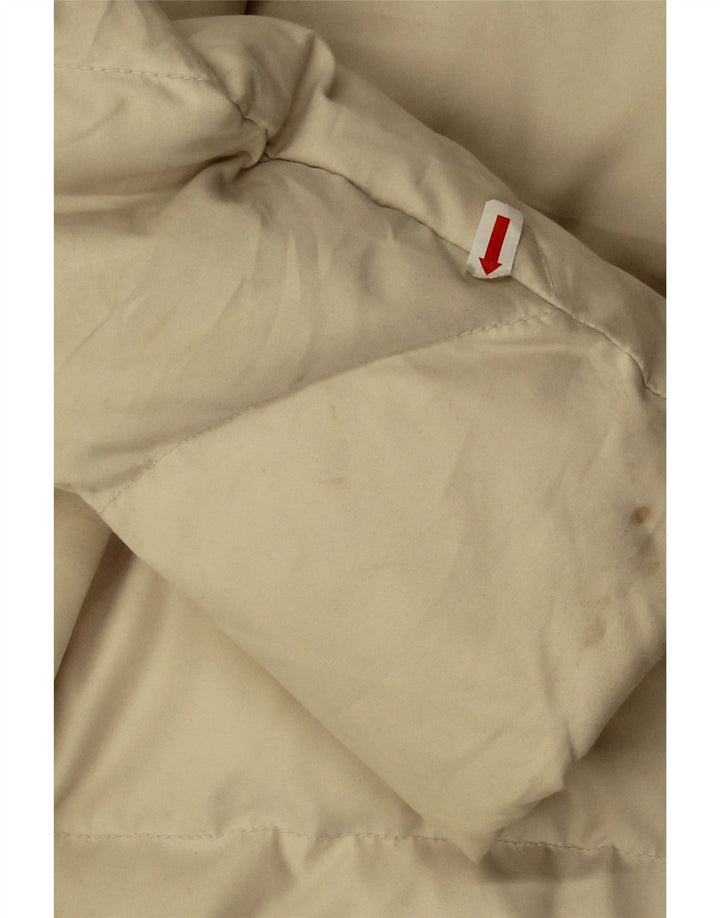 Утепленная куртка оверсайз для девочек Diadora 9-10 лет, большой размер, бежевый полиэстер