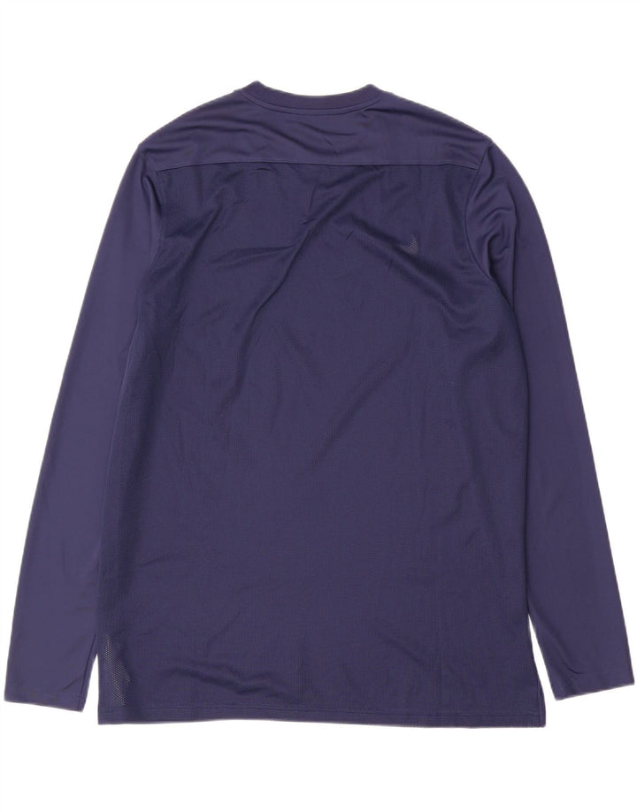 Мужской топ Nike Dri Fit Slim Fit с длинным рукавом XL, темно-синий, полиэстер