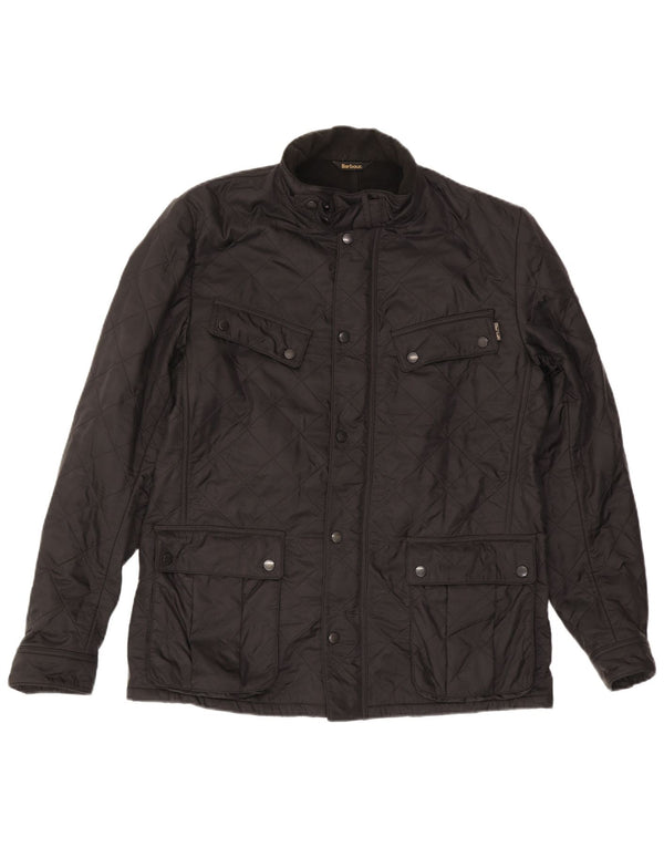 Мужская стеганая куртка Barbour UK 42 XL черная из полиамида