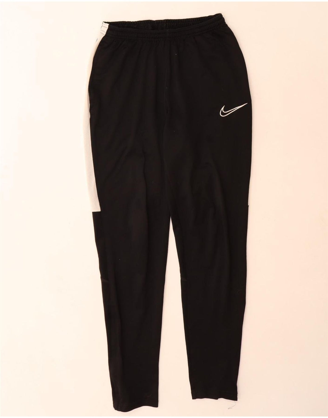 Мужские спортивные брюки Nike Dri Fit, маленькие черные полиэстер с цветными блоками