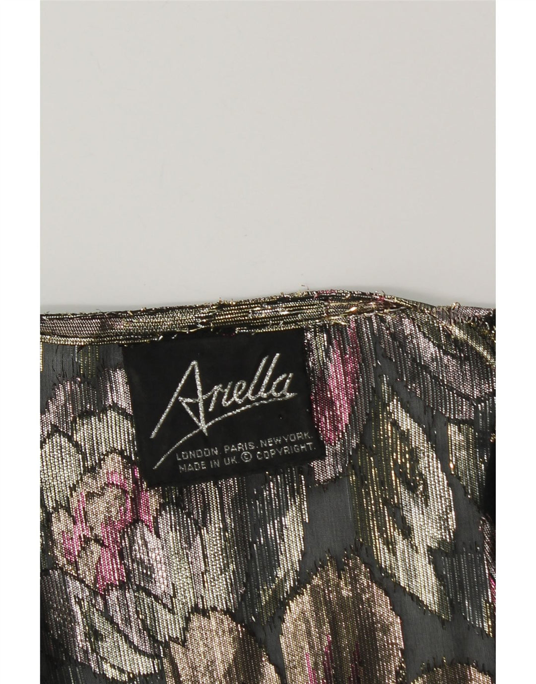 Женский укороченный кардиган ARELLA UK 16, большой разноцветный цветочный принт