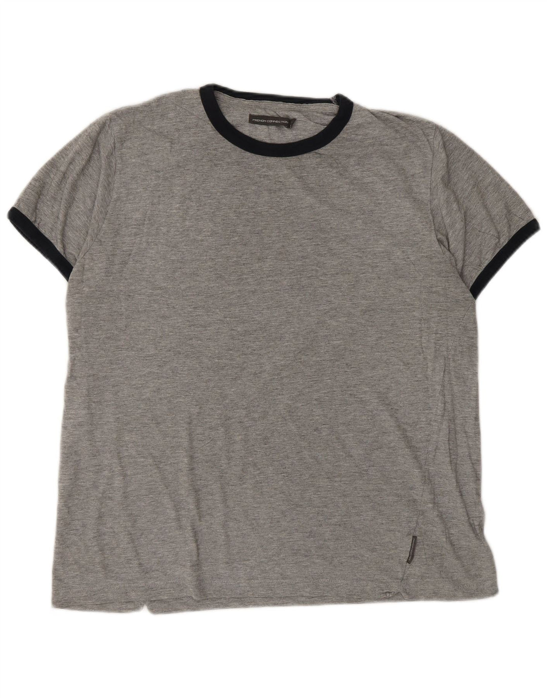 Мужская футболка French Connection Top XL, серый хлопок