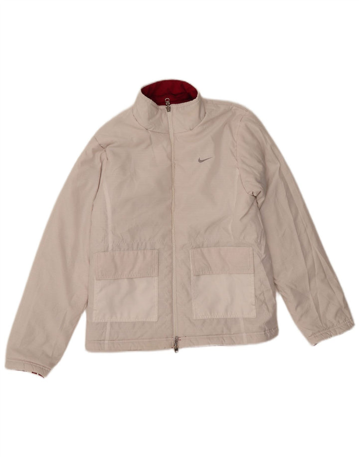 Женская двусторонняя куртка Nike UK 8/10, маленький красный полиэстер