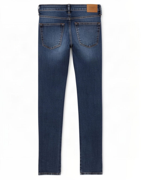 Женские джинсы скинни Abercrombie & Fitch W28 L30 синие, хлопок