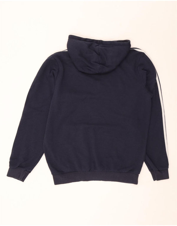 Мужской джемпер с капюшоном Adidas среднего размера, темно-синий, хлопок