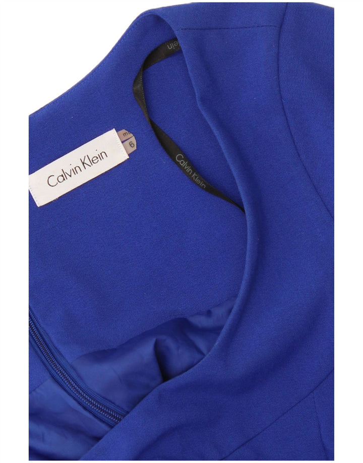 Женское платье трапециевидного силуэта Calvin Klein, США 6, средний синий