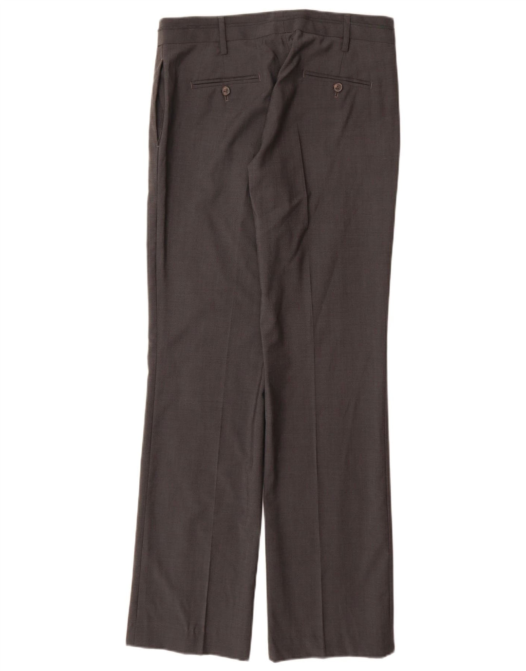 MASSIMO DUTTI Женские прямые костюмные брюки EU 38 Small W28 L33 Серые шерстяные