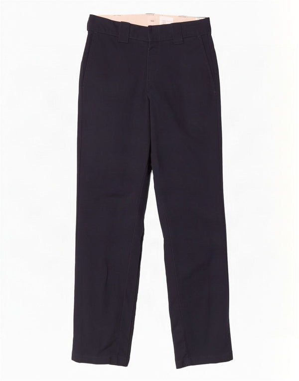 Мужские узкие зауженные брюки-чинос Dickies W28 L32 темно-синие из полиэстера