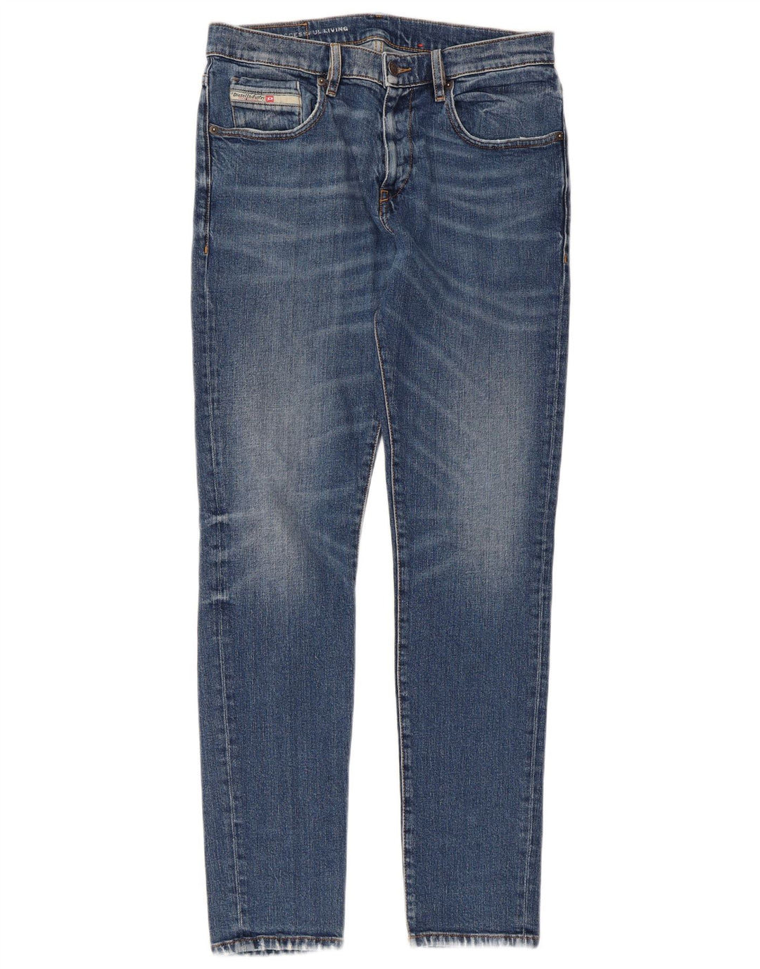 Женские узкие джинсы Diesel W32 L30, синие, хлопок