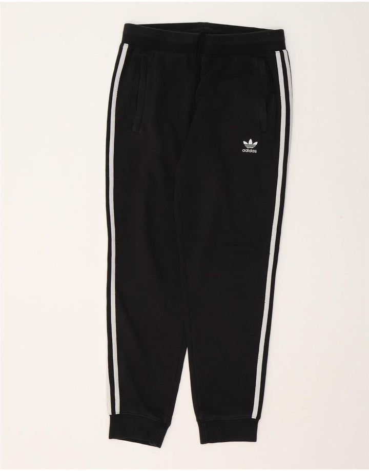 Мужские спортивные брюки Adidas Joggers среднего черного цвета из хлопка