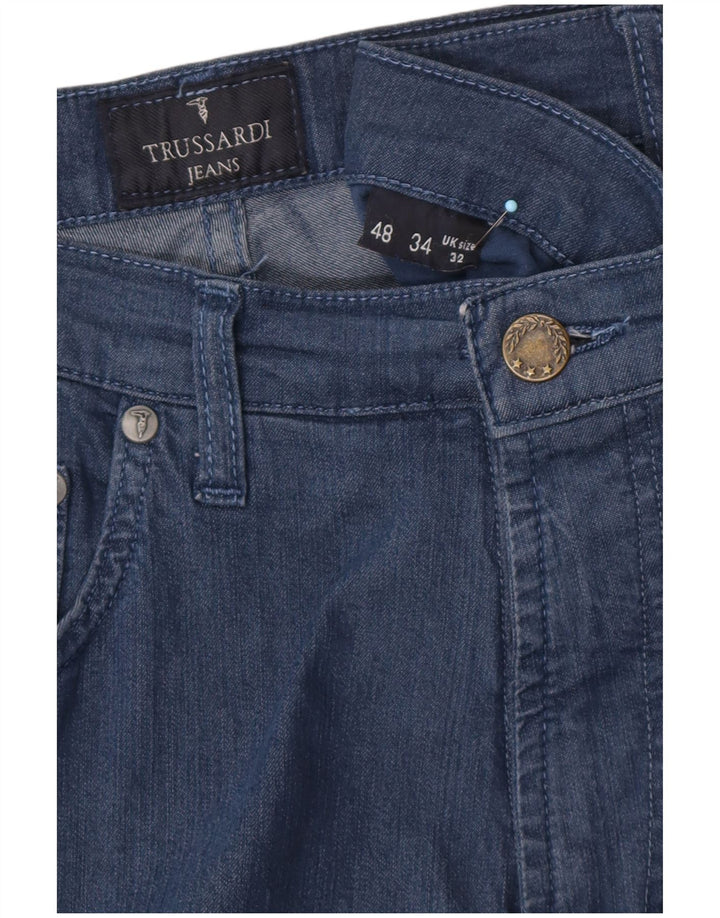 Мужские прямые джинсы TRUSSARDI W32 L32 синие