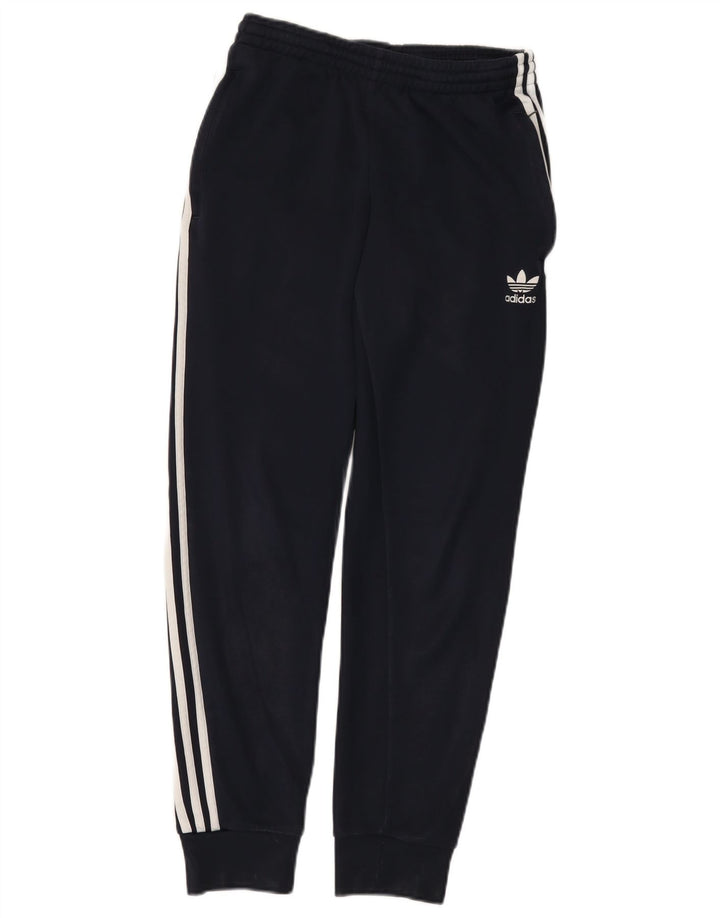 Adidas Мужские спортивные брюки Джоггеры Маленькие темно-синие полиэстер