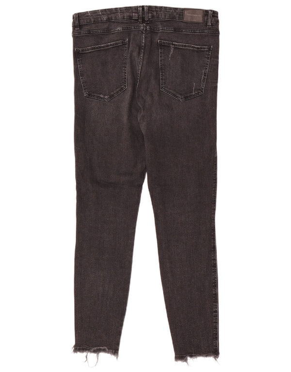 Женские джинсы скинни Zara Trafaluc EU 44 XL W34 L28, черный хлопок