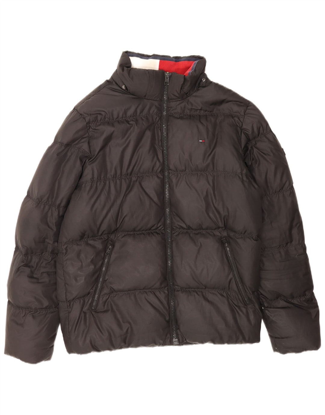 Мужская стеганая куртка Tommy Hilfiger UK 42 XL, черный полиэстер