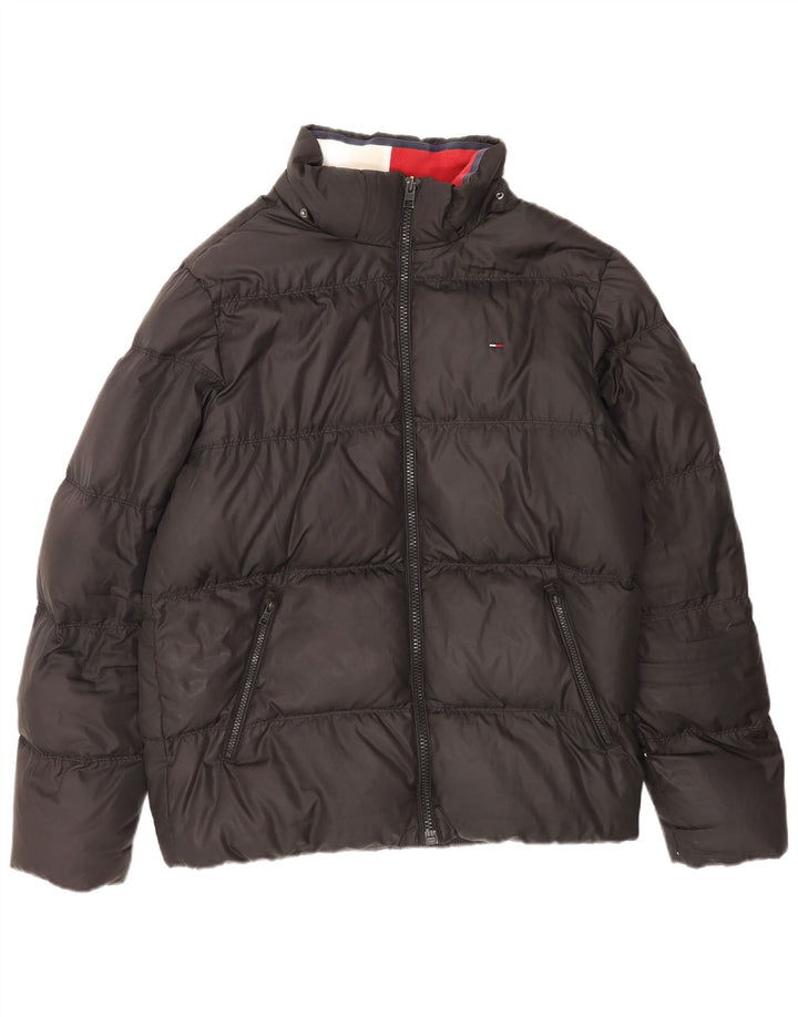 Мужская стеганая куртка Tommy Hilfiger UK 42 XL, черный полиэстер