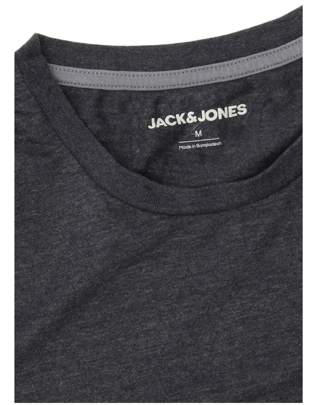 Мужская футболка Jack & Jones Top среднего размера, темно-синяя, хлопок
