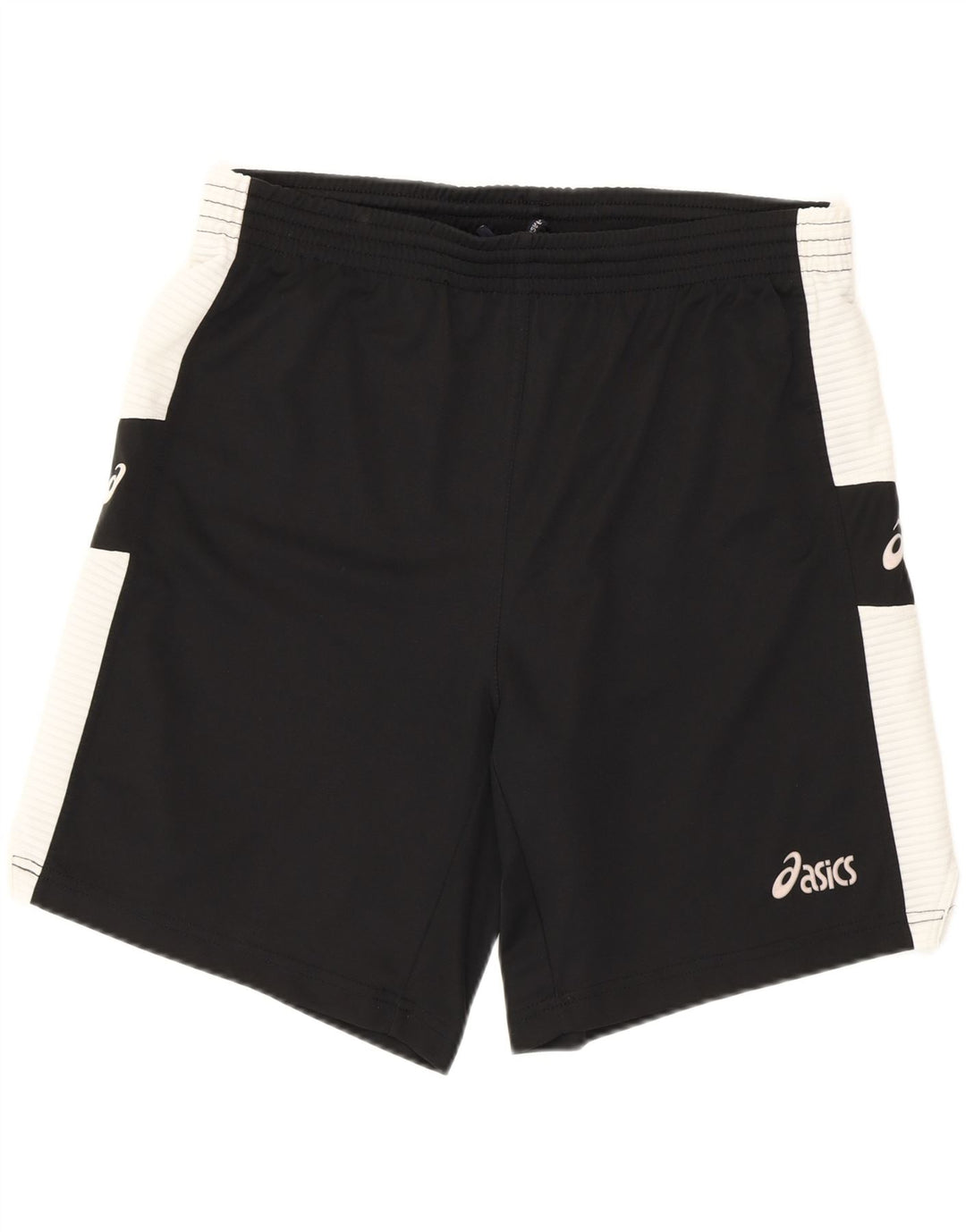 ASICS Mens Sport Shorts Large  Black Colourblock Polyester Vintage Asics and Second-Hand Asics from Messina Hembry 