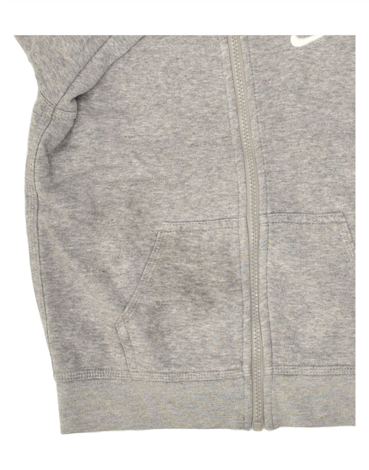 NIKE Boys Zip Hoodie Sweater 6-7 Years Large Grey Cotton | Vintage Nike | Thrift | Second-Hand Nike | Used Clothing | Messina Hembry 