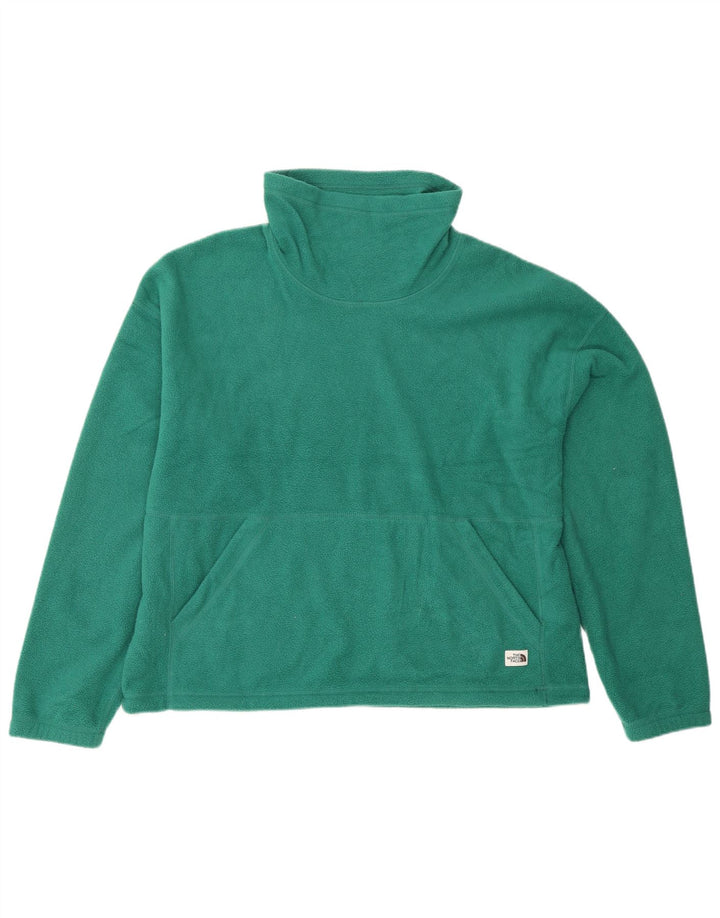 Женский флисовый джемпер THE NORTH FACE UK 14, средний зеленый полиэстер