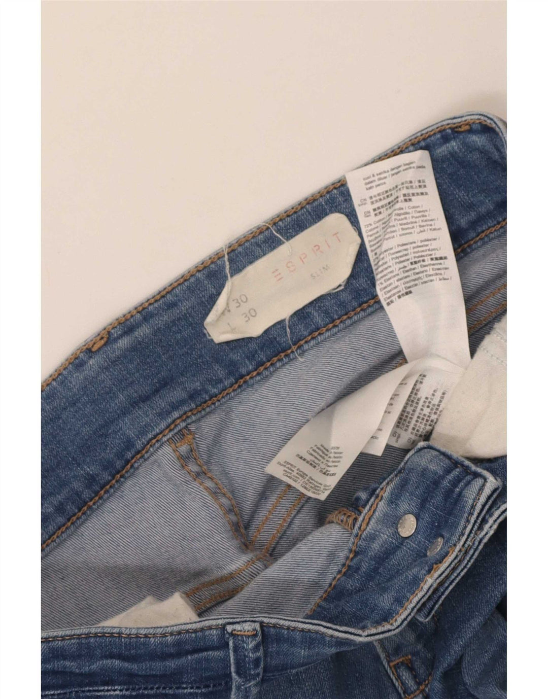 Женские узкие джинсы Esprit W30 L30 синие, хлопок