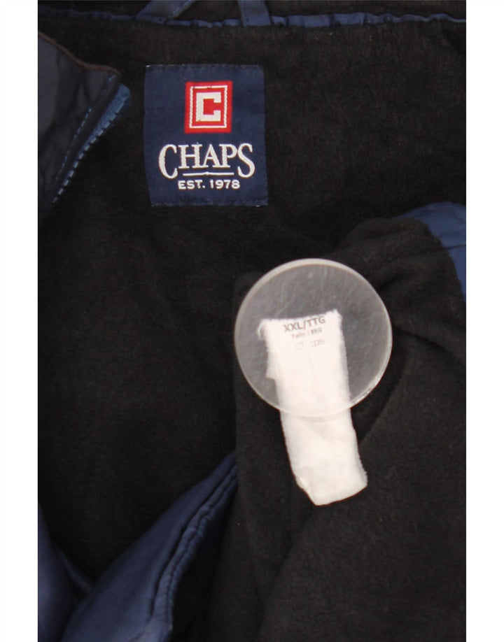 Мужская ветровка Chaps UK 44 2XL Темно-синяя с цветными блоками