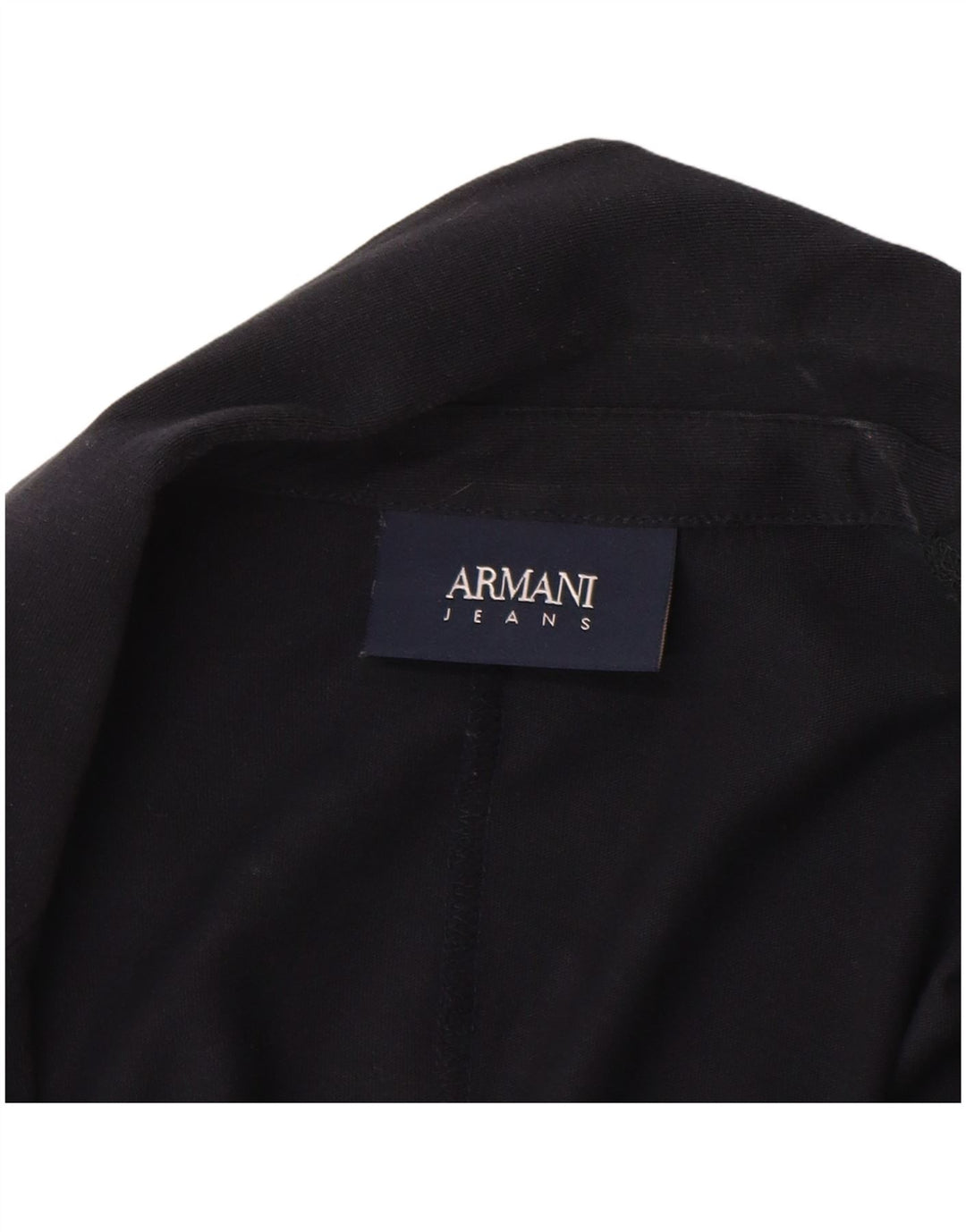 Женский пиджак Armani Jeans на 2 пуговицах UK 18 XL Темно-синий хлопок