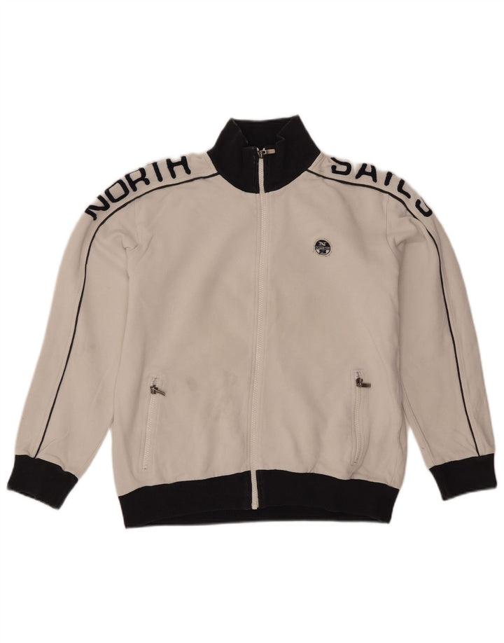 Спортивный костюм North Sails для девочек, верхняя куртка 11–12 лет, белая с цветными блоками