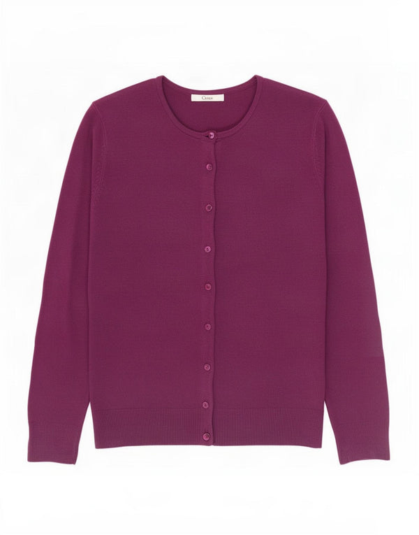 Женский кардиган Marks & Spencer UK 12, средний фиолетовый акрил