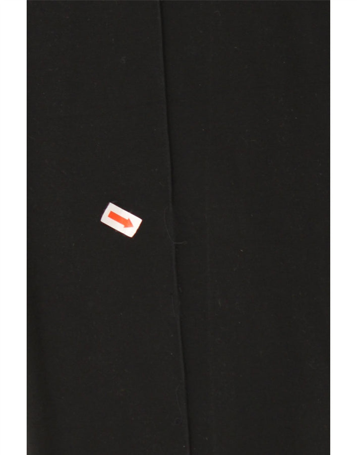 MOSCHINO Женские дешевые и шикарные повседневные брюки UK 12 Medium W32 L29 Черные