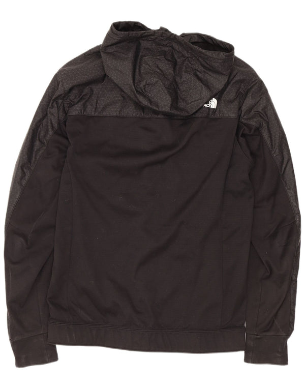 Мужской свитер с капюшоном и молнией с графическим рисунком The North Face XS, черный полиэстер с геометрическим рисунком