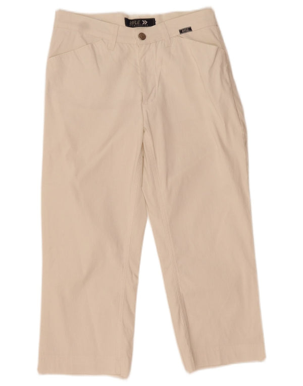 Женские прямые капри Rifle W30 L20, белый полиамид