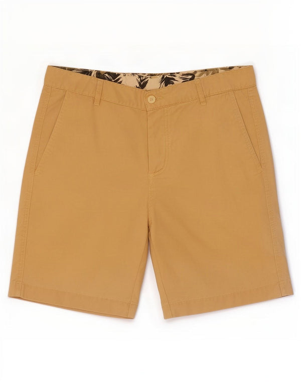 Мужские шорты чинос Zara EU 38 Small W30 Желтый лиоцелл