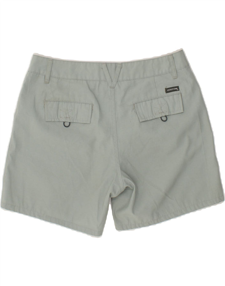 VOLCOM Womens Chino Shorts US 6 Medium W32 Grey Vintage Volcom and Second-Hand Volcom from Messina Hembry 