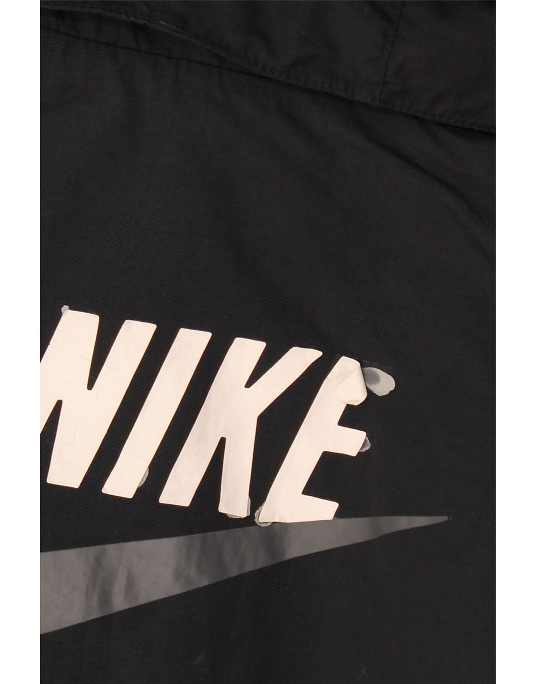 Ветровка Nike для мальчиков с капюшоном, 12–13 лет, большая, черный нейлон