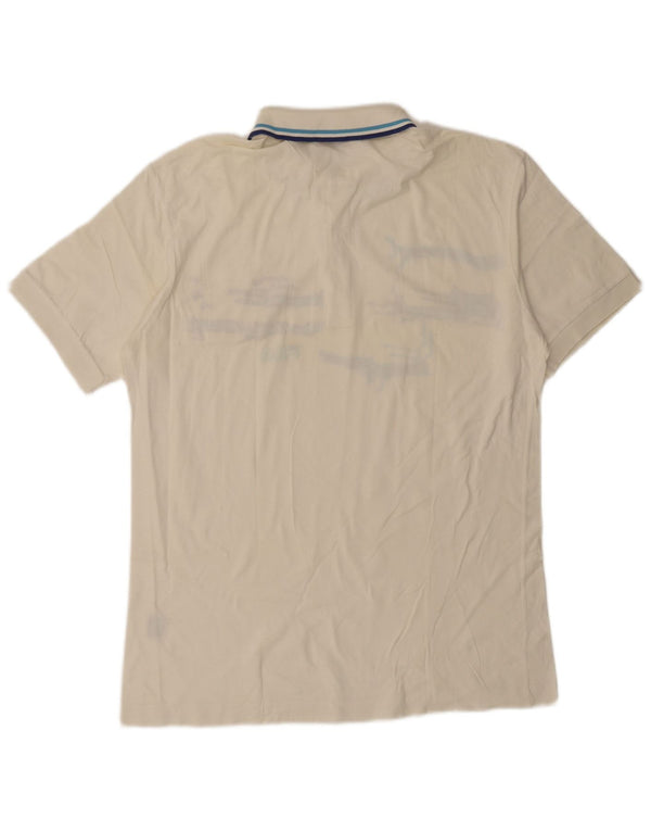 Мужская рубашка-поло с рисунком Fila IT 54 XL, белый хлопок