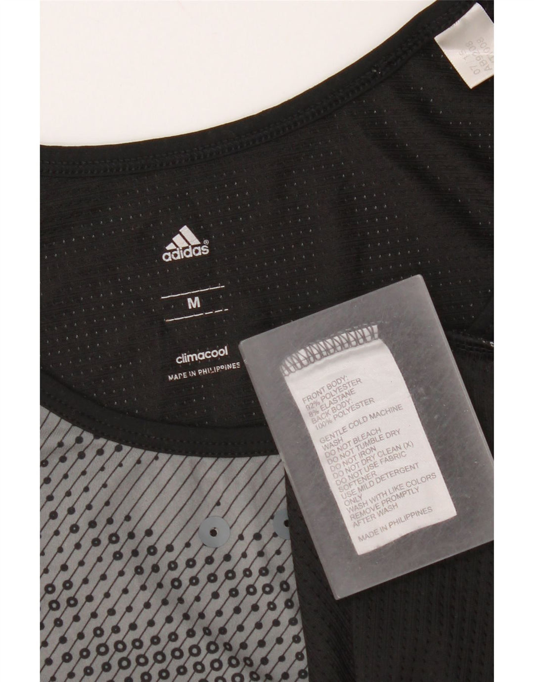 Мужской жилет Adidas Climacool, средний черный полосатый жилет из полиэстера