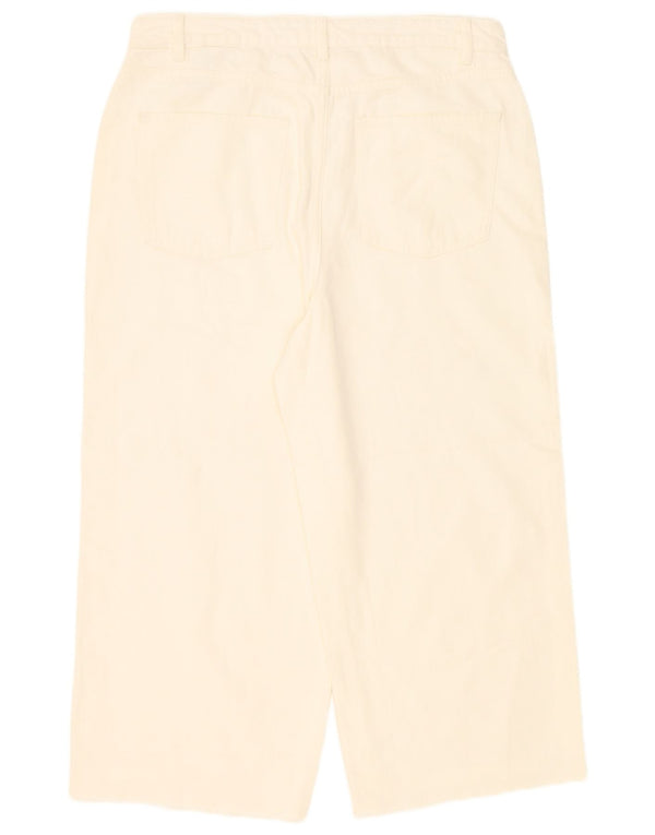 Женские укороченные джинсы Marks & Spencer, Великобритания 16, большие W36 L24 Off White