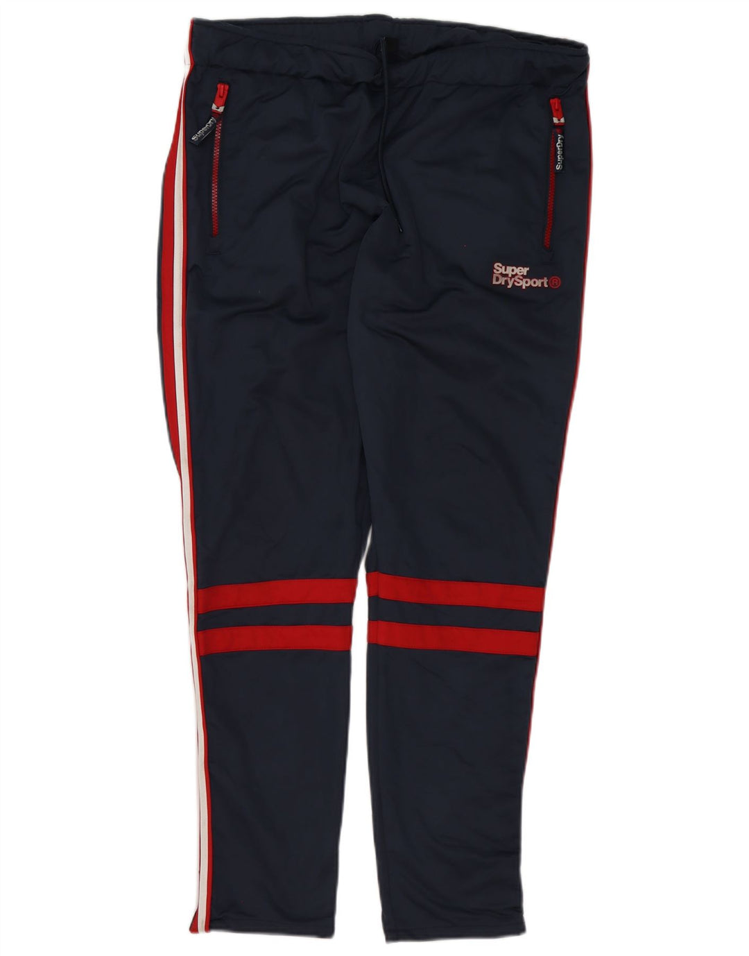 Мужские спортивные брюки Superdry с графическим рисунком XL, темно-синие полосатые, полиэстер