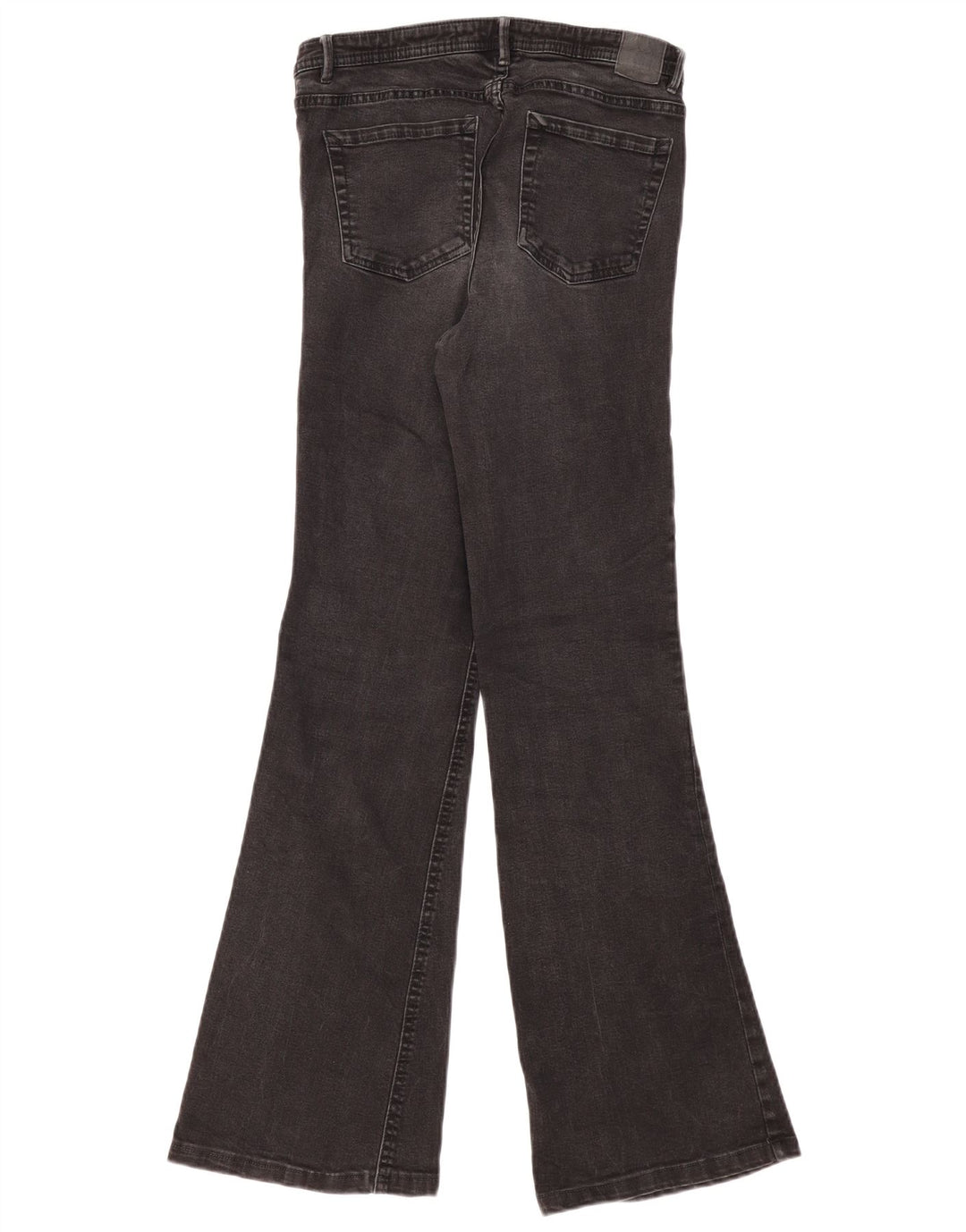 Женские расклешенные джинсы ZARA EU 38, маленькие W28 L29, черные