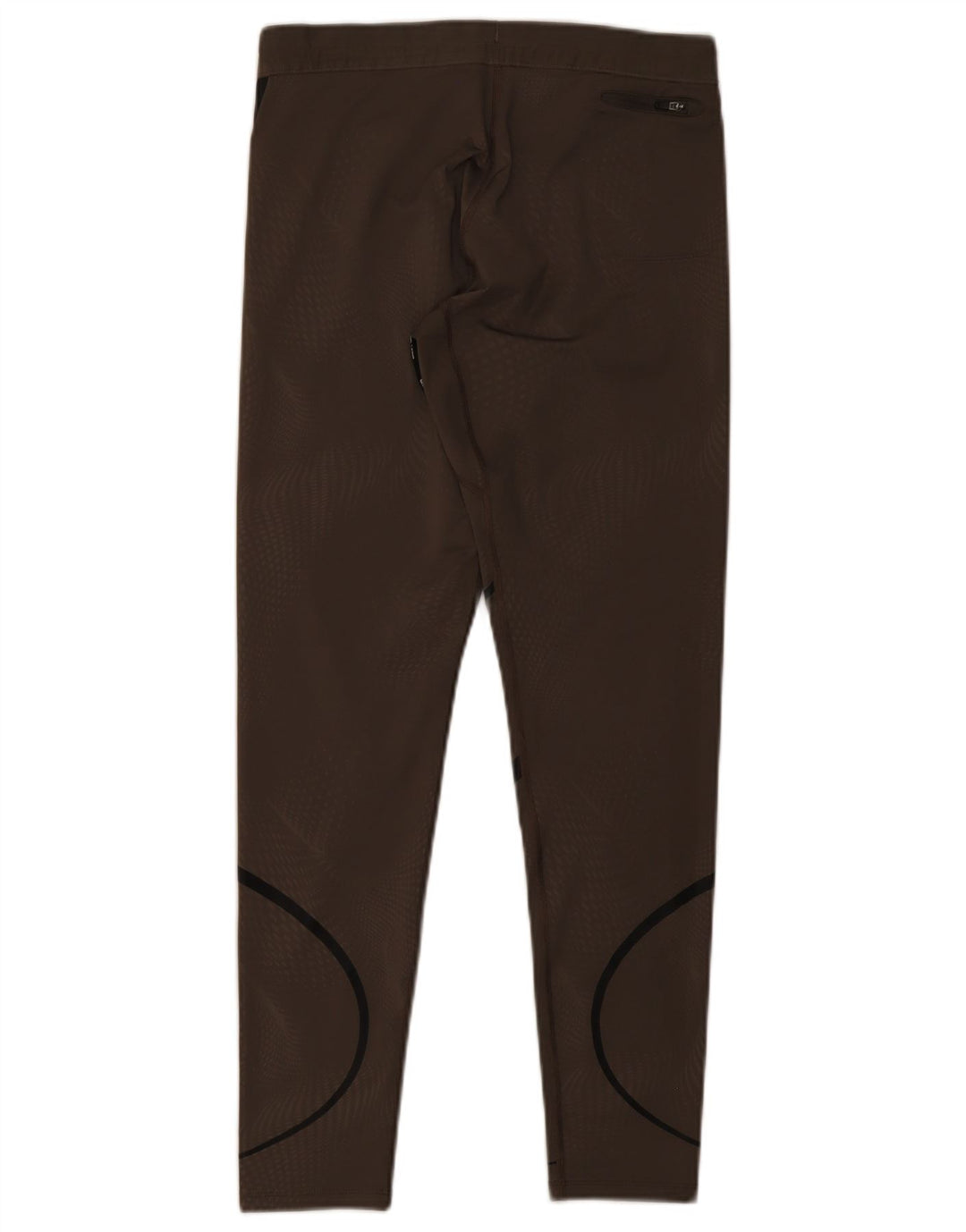 Женские леггинсы Nike Dri Fit UK 12, средний полиэстер в коричневую полоску