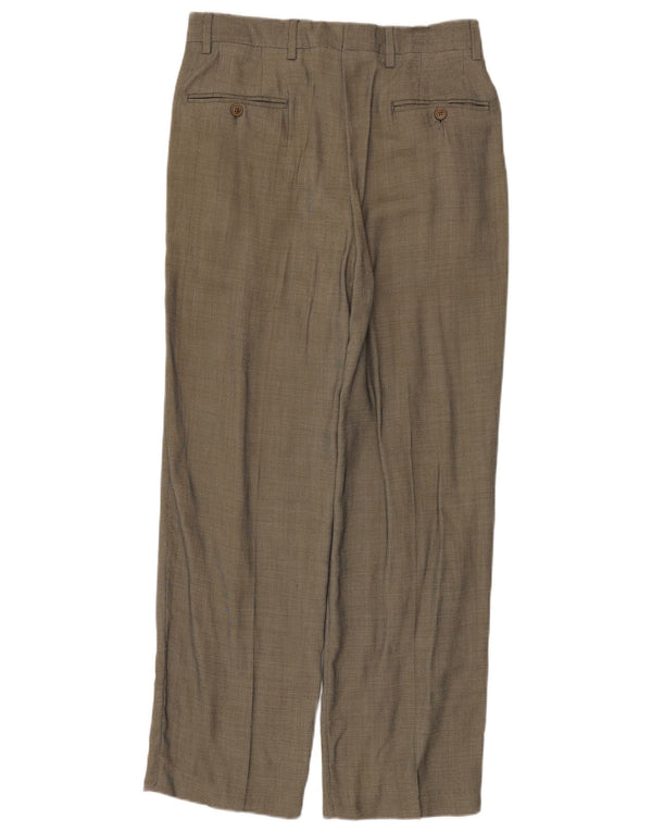 Мужские костюмные брюки с привязкой Zara EU 40 Medium W31 L30 Серый вискоза в клетку