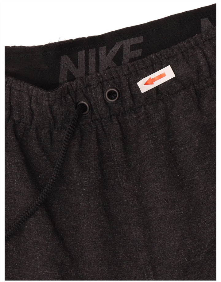 Мужские спортивные шорты Nike Dri Fit, маленькие серые, вискоза с крапинками