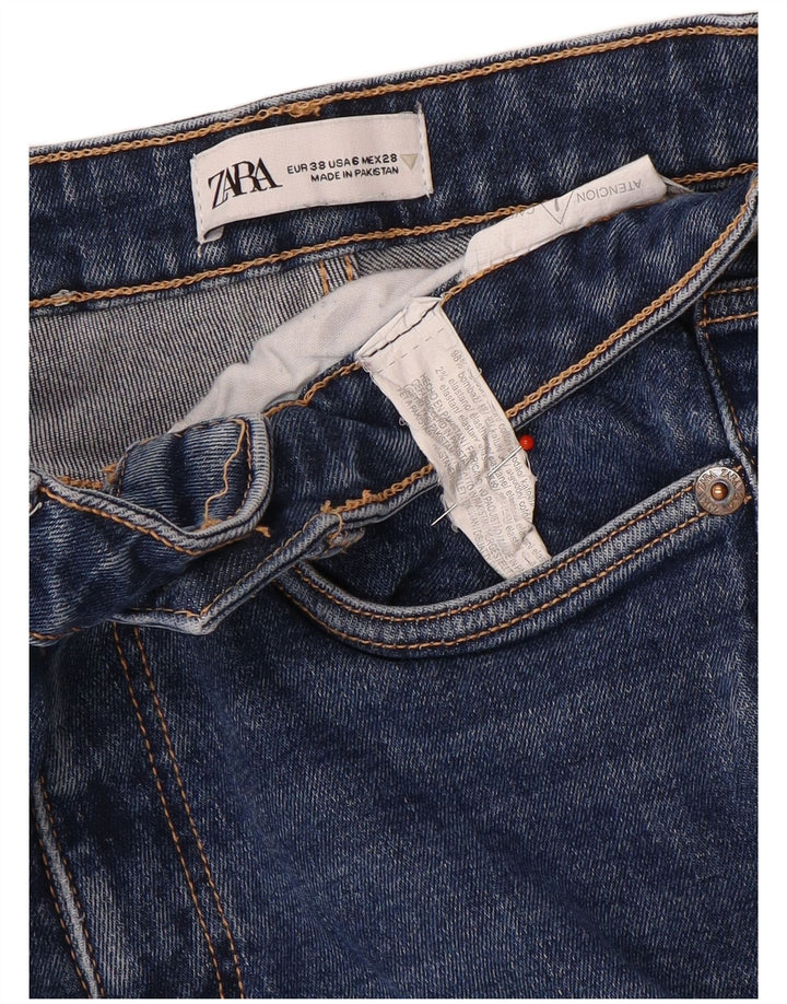 Женские джинсы Bootcut Zara EU 38, маленькие W28 L26, синие