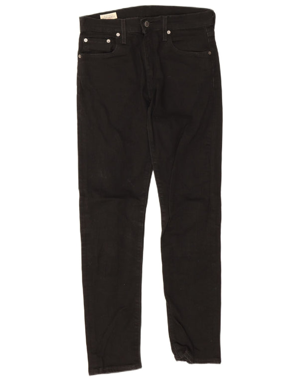 Мужские зауженные джинсы Levi's 512 W30 L32, черный хлопок