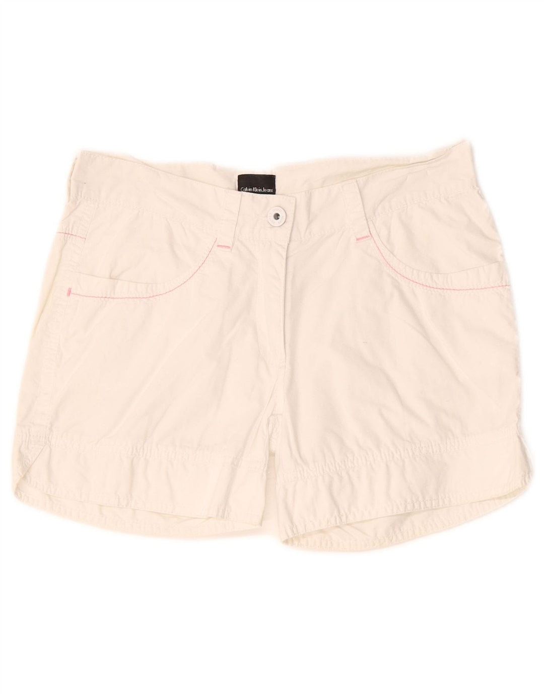 Женские шорты Calvin Klein W28, средний белый хлопок, хлопок