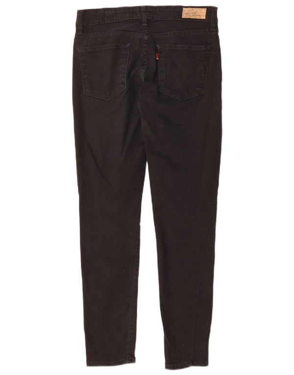 Женские джинсы скинни Levi's Demi Curve, размер США 4, маленький W27 L27, черный хлопок