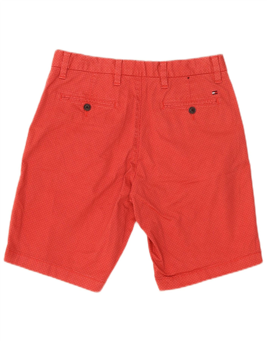 Мужские шорты чинос Tommy Hilfiger Brooklyn W30, средний красный с геометрическим узором